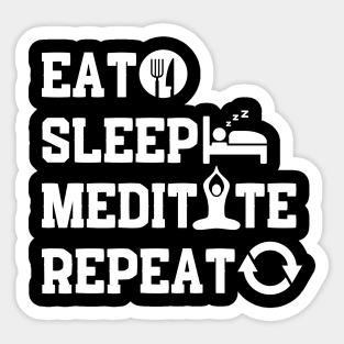 Meditate Sticker